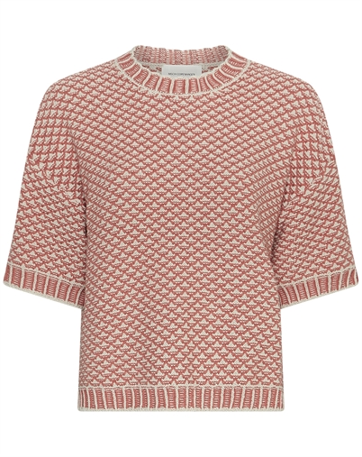 MSCH Copenhagen - MSCHCatina Pilla 2/4 Pullover Strik - Oatmeal/F Rose